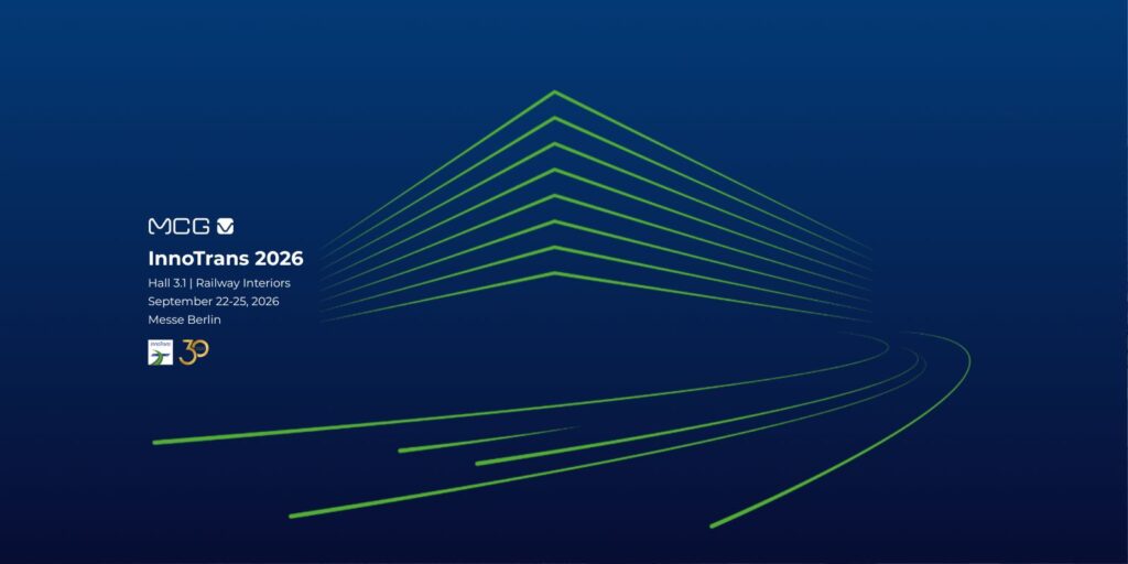 MCG at InnoTrans 2026 – Driving Innovation in Railway & Bus Interior Systems MCG